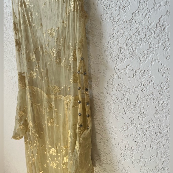 1920s/1930s Antique Silk Slip Dress - Picture 8 of 9